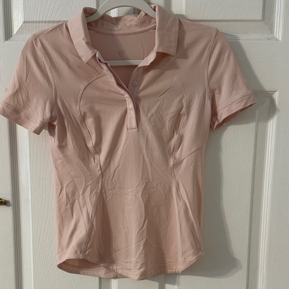 lululemon athletica Light Pink Button Down Shirt